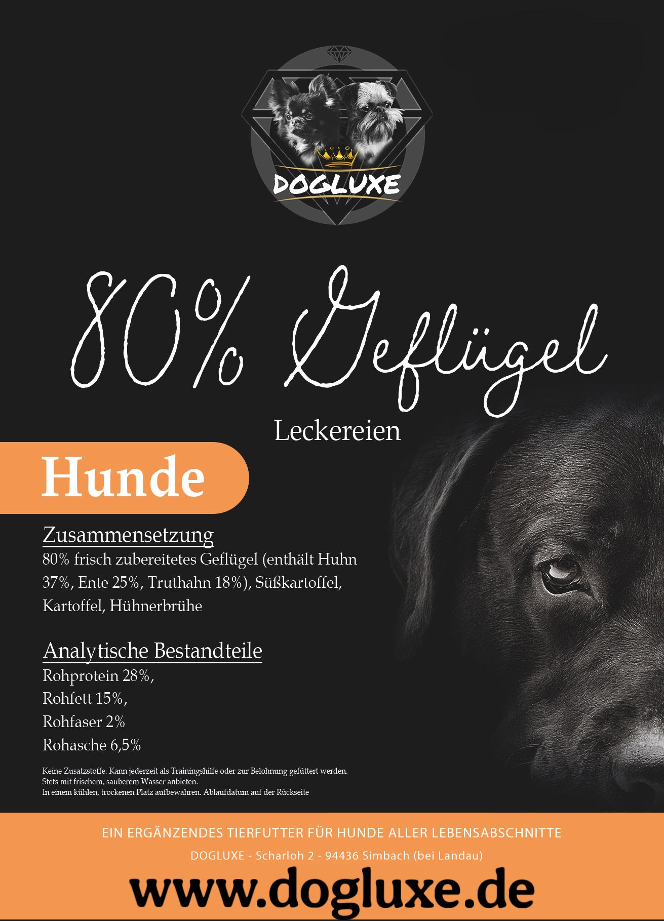 DOGLUXE - Geflügel Leckerli