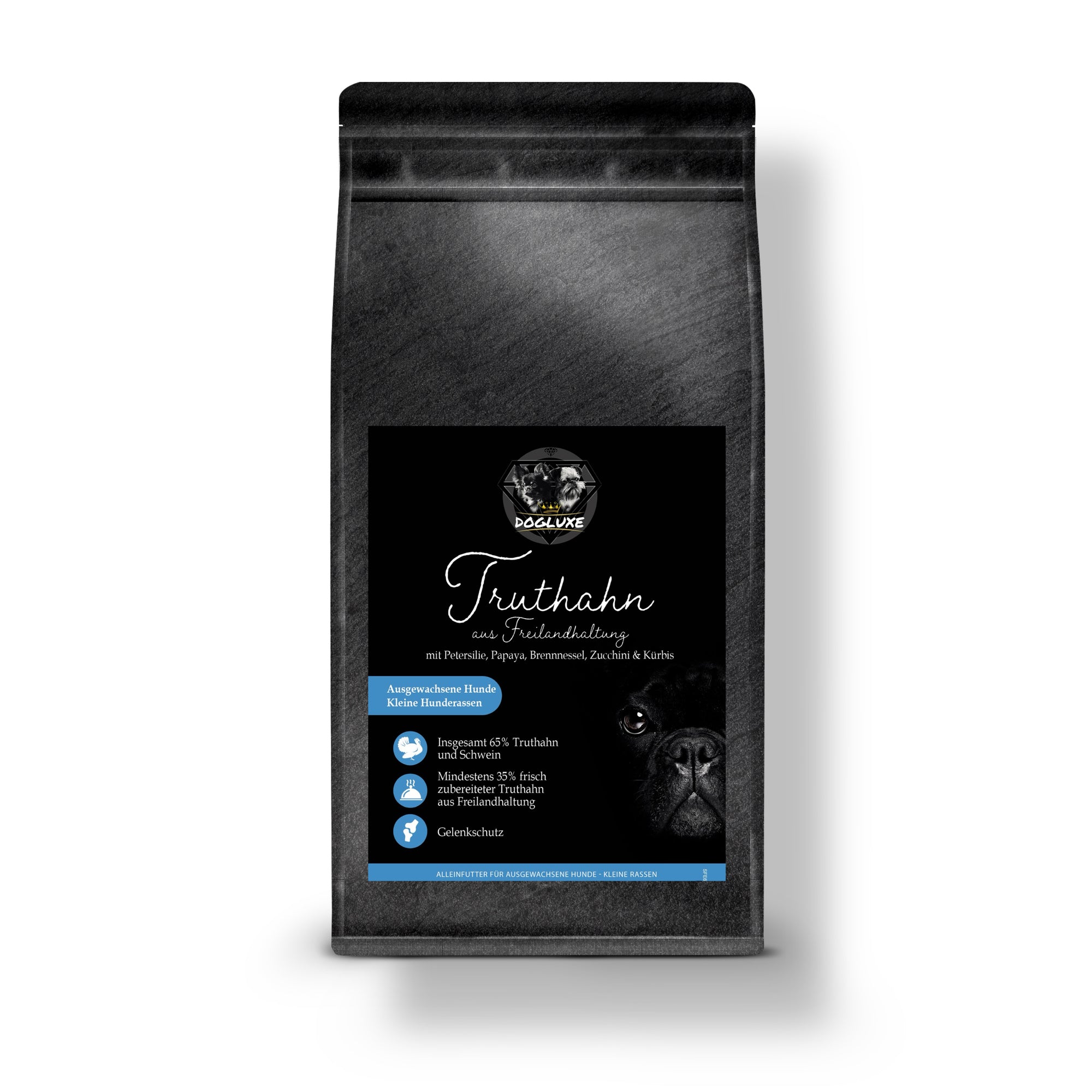 DOGLUXE - kleine Hunde Truthahn aus Freilandhaltung / High Protein