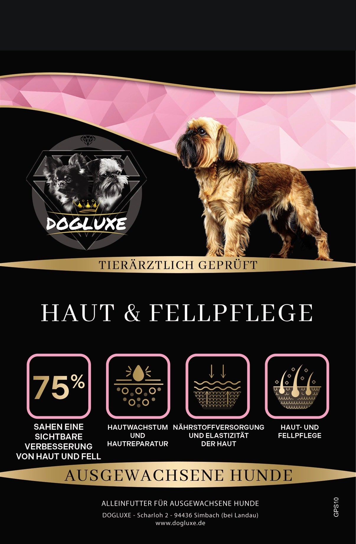 DOGLUXE - Veterinärlinie Haut & Fell für sensible Hunde